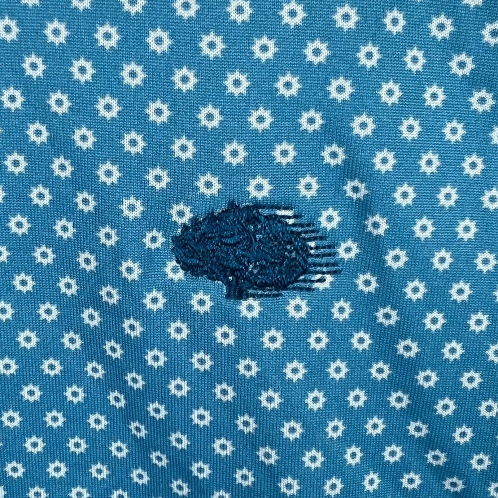 Lot of 2 - Donald Ross Golf Polo Shirt Mens Small Blue Geometric AOP Performance - Picture 11 of 16